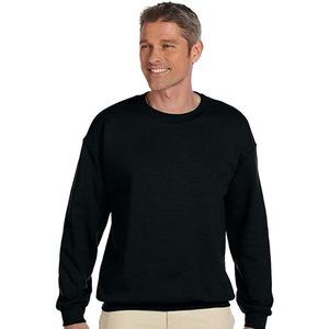 Jerzees Adult 9.5 oz., Super Sweats NuBlend Fleece Crew - 4660 - Black